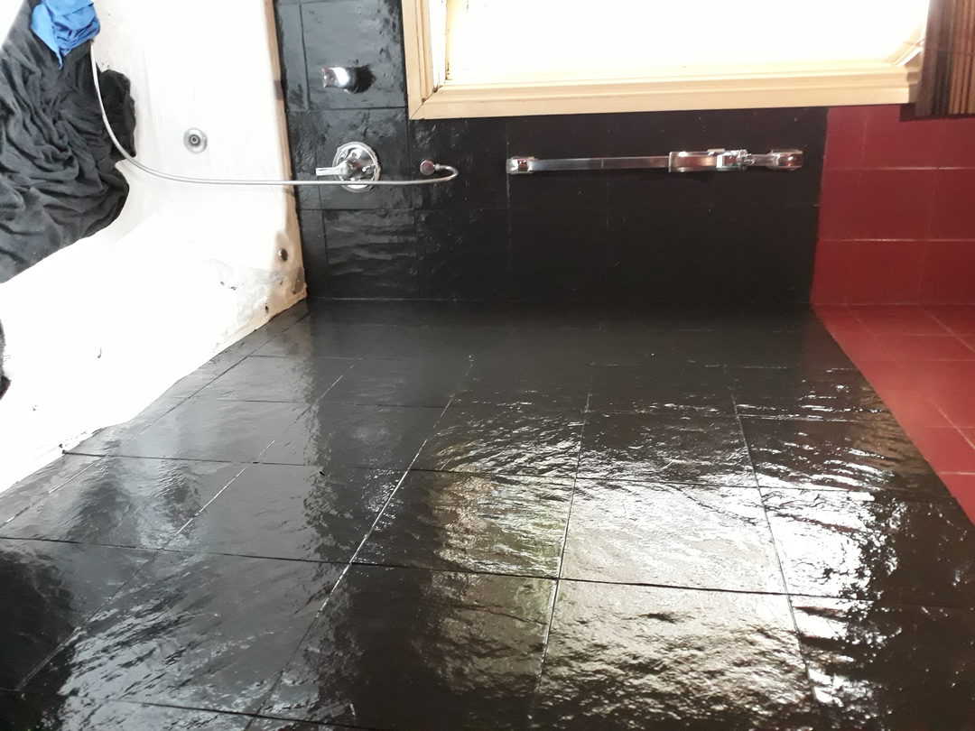 black tiles after pic